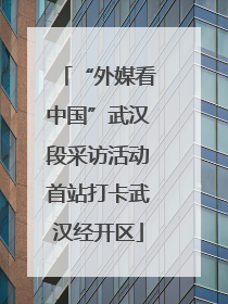 “外媒看中国”武汉段采访活动首站打卡武汉经开区