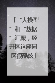 “大模型”和“数据”汇聚，经开区这座园区很酷炫