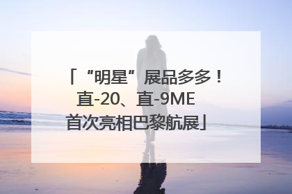 “明星”展品多多！直-20、直-9ME首次亮相巴黎航展