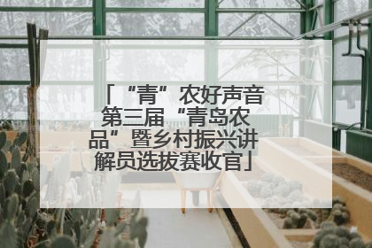 “青”农好声音 第三届“青岛农品”暨乡村振兴讲解员选拔赛收官