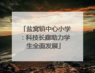 盐窝镇中心小学：科技长廊助力学生全面发展
