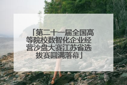 第二十一届全国高等院校数智化企业经营沙盘大赛江苏省选拔赛圆满落幕