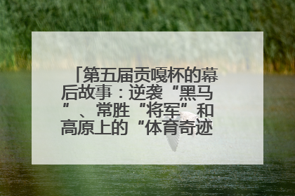 第五届贡嘎杯的幕后故事：逆袭“黑马”、常胜“将军”和高原上的“体育奇迹”丨微纪录