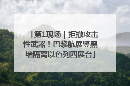 第1现场｜拒撤攻击性武器！巴黎航展竖黑墙隔离以色列四展台