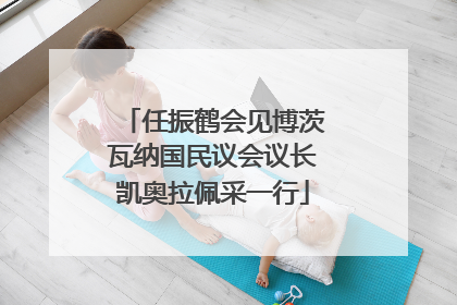任振鹤会见博茨瓦纳国民议会议长凯奥拉佩采一行
