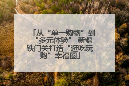 从“单一购物”到“多元体验” 新疆铁门关打造“逛吃玩购”幸福圈