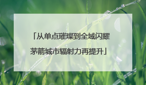 从单点璀璨到全域闪耀 茅箭城市辐射力再提升