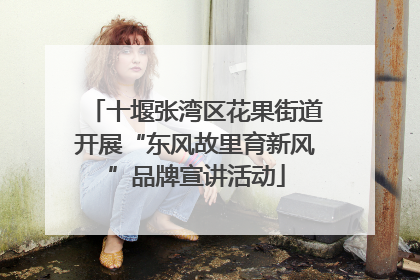 十堰张湾区花果街道开展“东风故里育新风”品牌宣讲活动