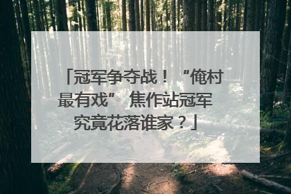 冠军争夺战！“俺村最有戏” 焦作站冠军究竟花落谁家？