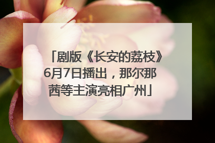 剧版《长安的荔枝》6月7日播出，那尔那茜等主演亮相广州