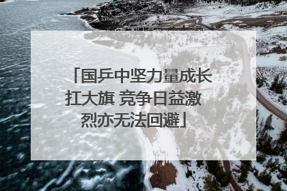 国乒中坚力量成长扛大旗 竞争日益激烈亦无法回避