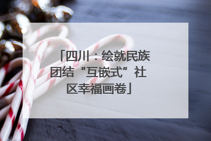 四川：绘就民族团结“互嵌式”社区幸福画卷