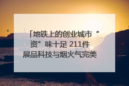 地铁上的创业城市“资”味十足 211件展品科技与烟火气完美融合｜西博视界