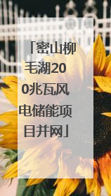 密山柳毛湖200兆瓦风电储能项目并网