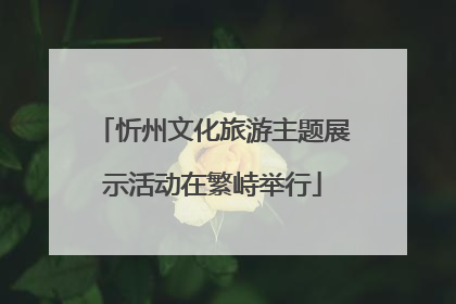 忻州文化旅游主题展示活动在繁峙举行
