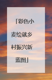 彩色小麦绘就乡村振兴新蓝图