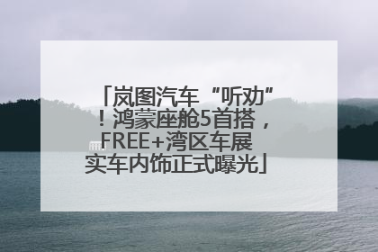 岚图汽车“听劝”！鸿蒙座舱5首搭，FREE+湾区车展实车内饰正式曝光