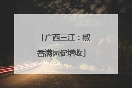 广西三江：椒香满园促增收