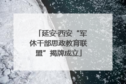延安·西安“军休干部思政教育联盟”揭牌成立