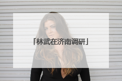 林武在济南调研