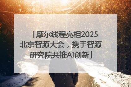摩尔线程亮相2025北京智源大会，携手智源研究院共推AI创新