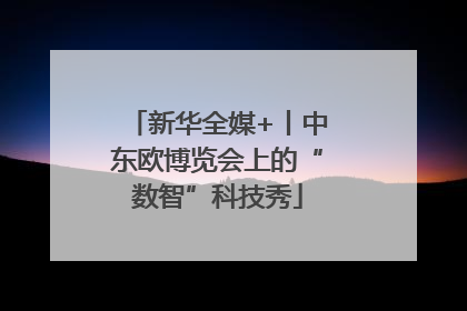 新华全媒+丨中东欧博览会上的“数智”科技秀