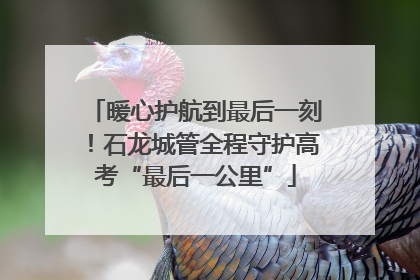 暖心护航到最后一刻！石龙城管全程守护高考“最后一公里”