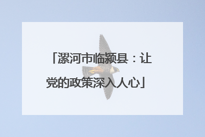漯河市临颍县：让党的政策深入人心