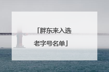胖东来入选老字号名单