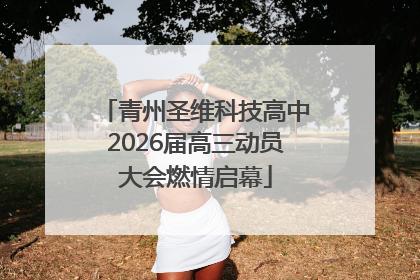 青州圣维科技高中2026届高三动员大会燃情启幕