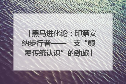 黑马进化论：印第安纳步行者——一支“颠覆传统认识”的劲旅