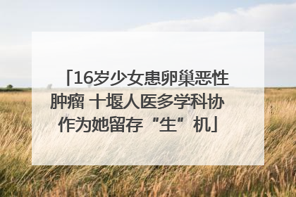16岁少女患卵巢恶性肿瘤 十堰人医多学科协作为她留存“生”机