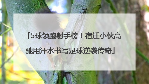 5球领跑射手榜！宿迁小伙高驰用汗水书写足球逆袭传奇