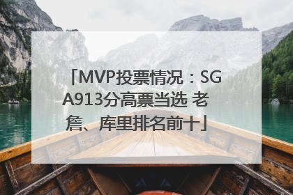 MVP投票情况：SGA913分高票当选 老詹、库里排名前十